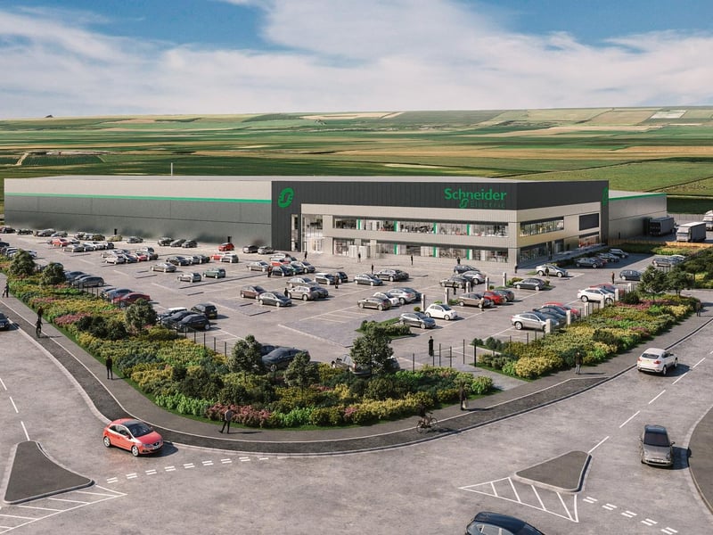 Artist's impression of the completed building