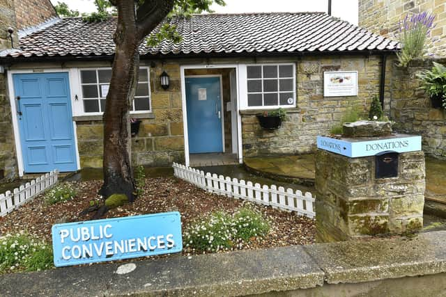 Scalby village toilet.
picture: Richard Ponter