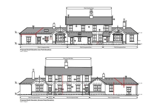 Proposed Elevations For Housing At Former Council Depot, Garth End Road, West Ayton. Brierley Homes