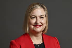 Alison Hume MP official portrait.