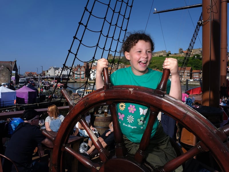 Ahoy shipmates! Fun on The Endeavour.
picture: Richard Ponter
