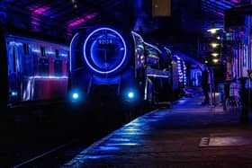 The train of lights that will be operating at the North Yorkshire Moors Railway (NYMR).
picture: Charlotte Graham.