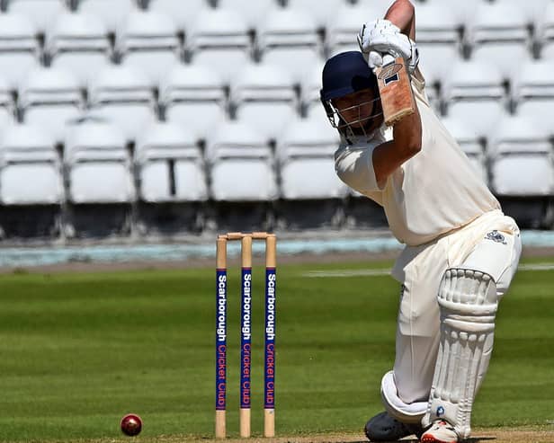 Dan Artley hit 32 in Flamborough's win against Wetwang. Photo by Simon Dobson