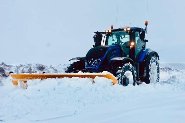 Houlston Agricultural Contractors have been keeping traffic moving on the North York Moors.