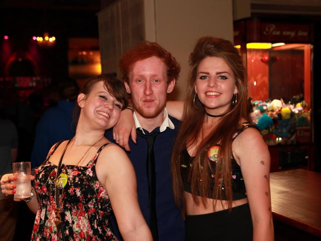 Amy, David and Lucy in the Barbican