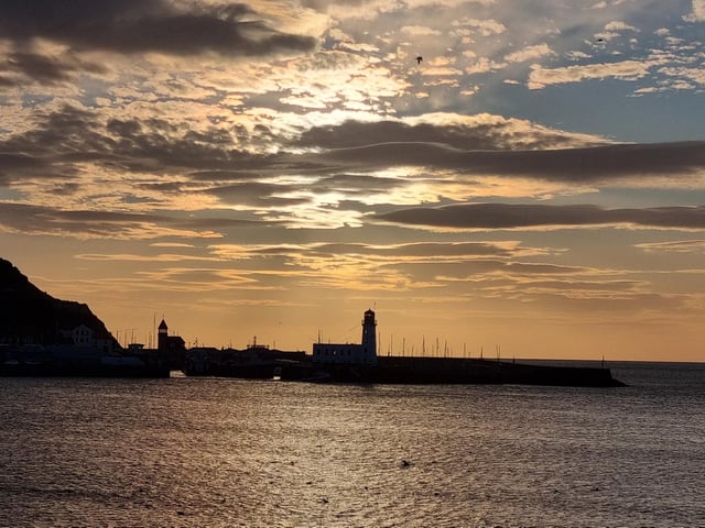 Sepia sunrise.