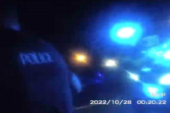 Police responded to the call from a concerned member of the public