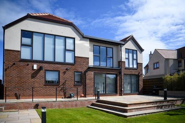 An exterior view of the stunning £1.35m property.