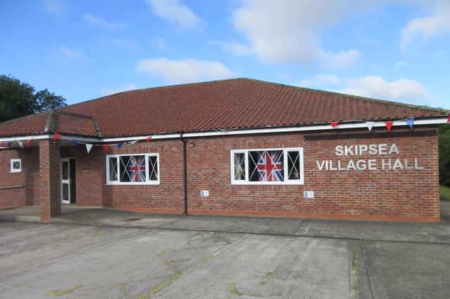 Skipsea Village Hall.
