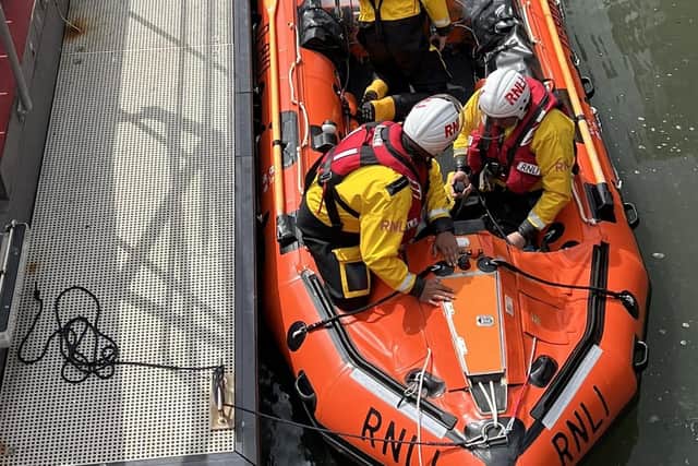Whitby RNLI was called out twice in three hours. courtesy Whitby RNLI