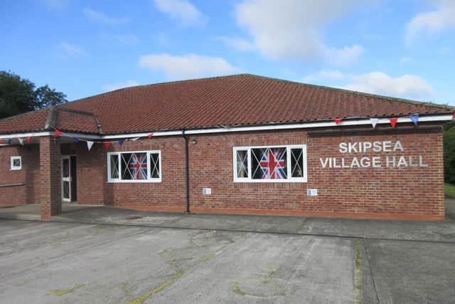 Skipsea Village Hall.