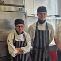 East Riding College students Sarah Friburg and Lewis Gurney competed in the regional finals of the Young Risotto Chef of the Year.
