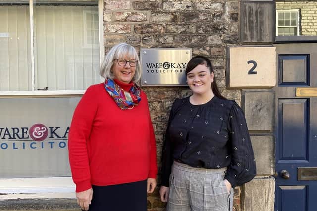 Bethany Worthy Associate Wills & Probate (right), Emma Elwess Director Wills & Probate (left)