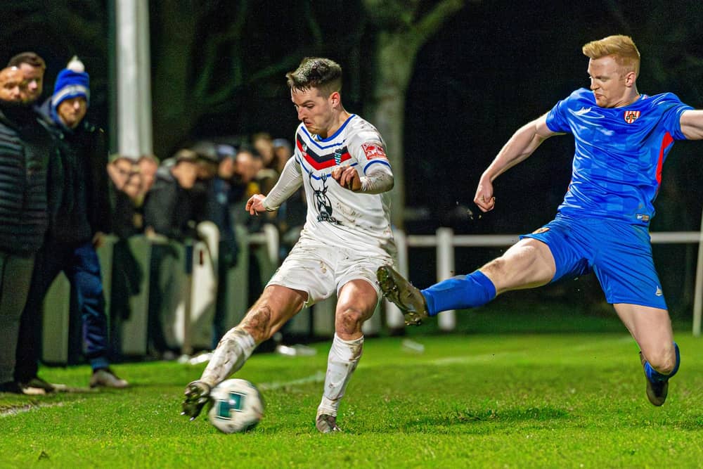 Whitby ace Jacob Gratton is closed down. PHOTOS BY BRIAN MURFIELD