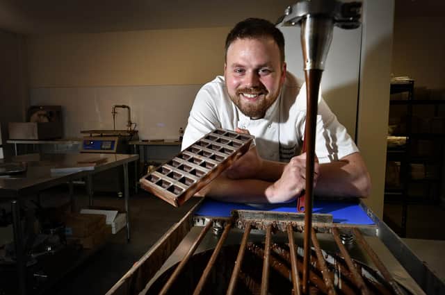 Alex Grant , of Crofts Chocolates, who is opening a new shop in St John's Road, Falsgrave, on Monday July 11