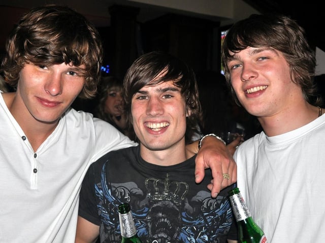 Charlie, Tim and Vic in Bar 2b.