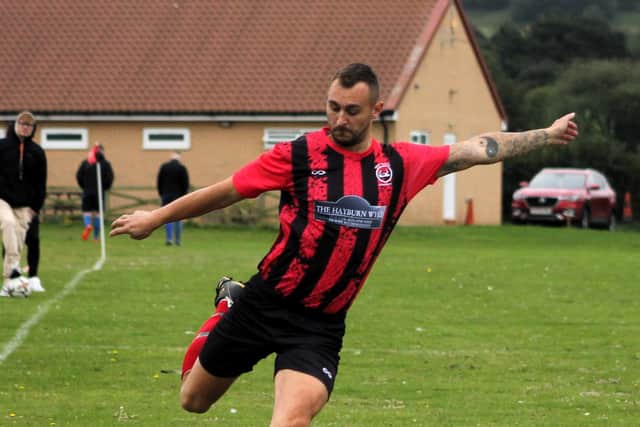 John Graystone opened the scoring for Pier at Eastfield.