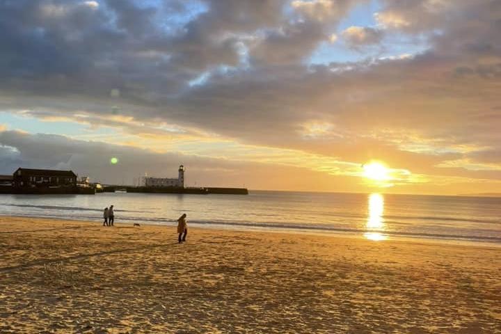 Here's a glorious sunny landscape in Scarborough.