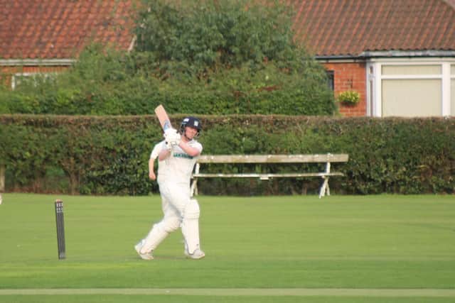 Chris Bilton hit 56 not out as hosts Woodhouse Grange CC saw off Scarborough CC by eight wickets. PHOTOS BY PHIL GILBANK