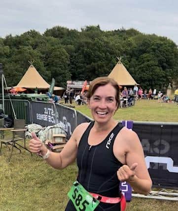 Hester Butterworth was the first SAC woman home at the Wykeham parkrun.
