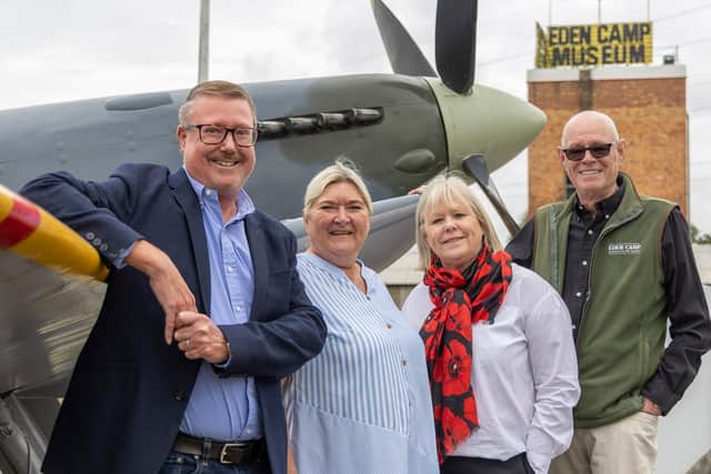 From left: Andrew Pawson, Continuum Attractions CEO, Dorothy Stubbs, Continuum Attractions COO, with outgoing directors Paula Peace and Howard Johnson.