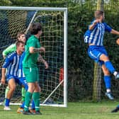 Fishburn Park, green kit, lost 1-0 at home to Redcar Town Reserves. Photos by Brian Murfield