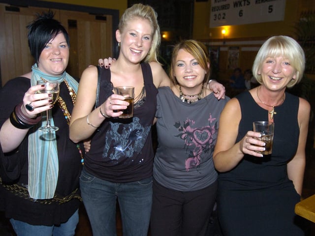 Who do you recognise on this night out in 2005?