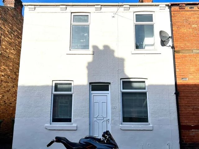 This two bedroom and one bathroom semi-detached house is for sale with Colin Ellis at a guide price of £110,000.