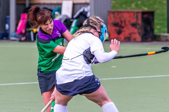 Kathryn Hogarth in action for the hosts Danby
