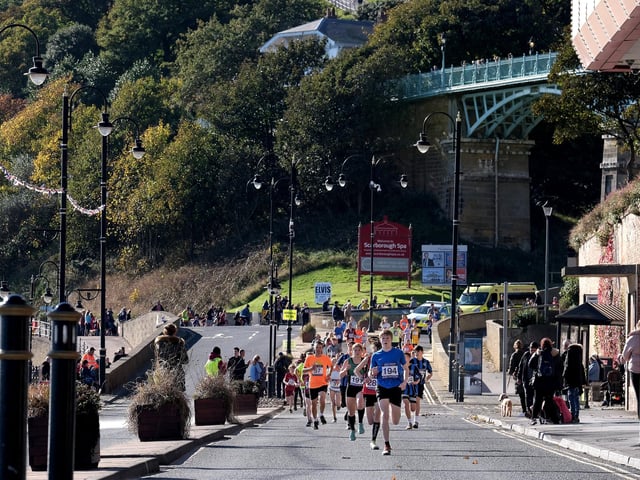 Many people watched the fun run.