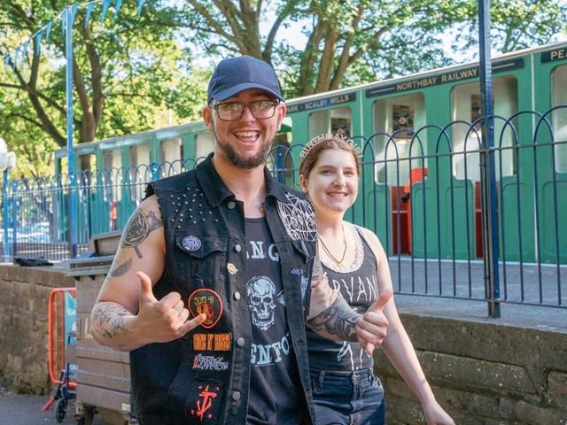 Fans arriving at the McFly gig, ready to rock. photo: Cuffe & Taylor