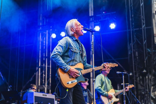 Paul Weller delighted the crowd with songs old and new