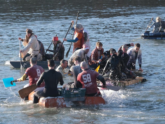 Paddling for victory