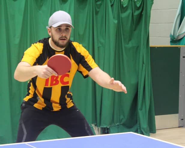 Tom Ryan claimed a hat-trick for Air Benders in their Division Two win against Spin Doctors.   PHOTOS BY TONY WIGLEY
