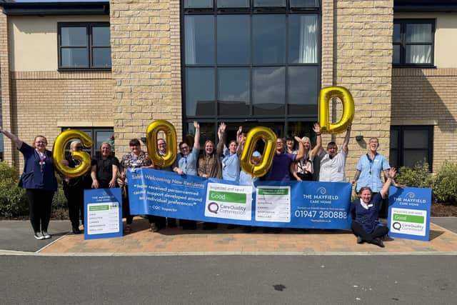 The CQC praised the The Mayfield care home for its person-centred approach