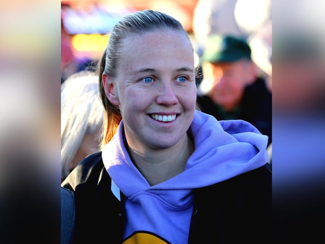 England Lioness Beth Mead judged the fancy dress competition.