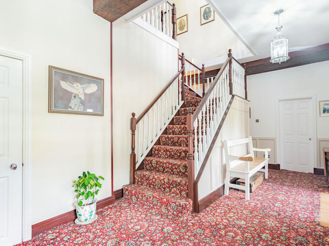 A welcoming reception hallway.