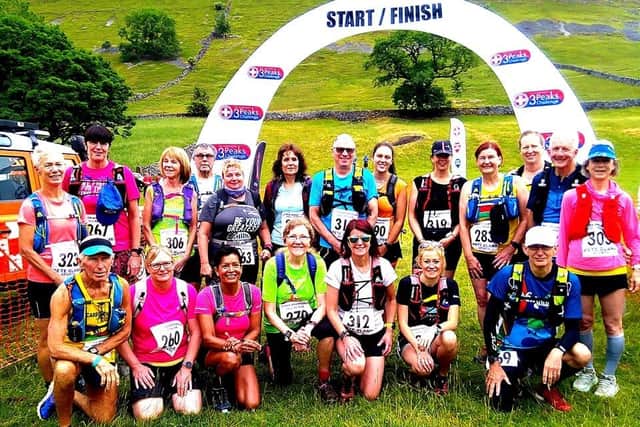 Scarborough AC runners at the Kettlewell event