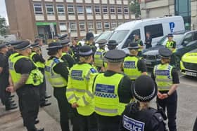 Deputy Chief Constable Scott Bisset led the officers in a day of action which resulted in a total of 17 arrests, warrants and prosecutions.