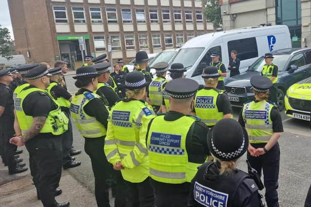 Deputy Chief Constable Scott Bisset led the officers in a day of action which resulted in a total of 17 arrests, warrants and prosecutions.