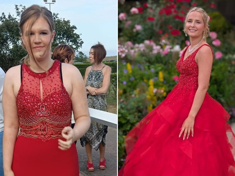 Alice Ward from Filey School (left) and Sofia Ball from St Augustine’s on (right).