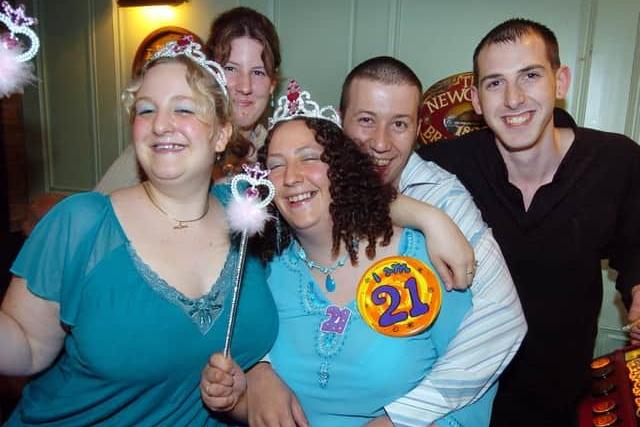 Claire, Paula, Lesley-Anne, Jonno and Danny celebrate Lesley-Annes birthday in Scarborough