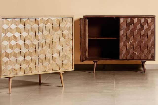 Fluted furniture showcases a unique ribbed effect, creating a focal point in any room.