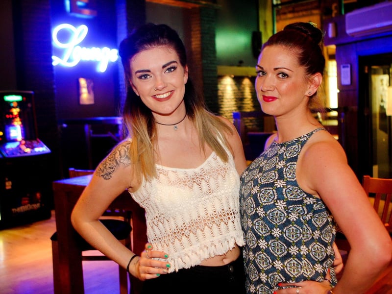 CJ and Stacy looking glamorous in Blue Lounge