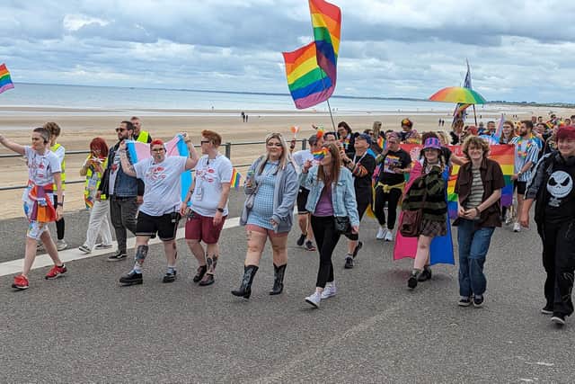 Residents, businesses and groups are invited to join this year’s Pride Parade. Photo courtesy of Martha Woodward