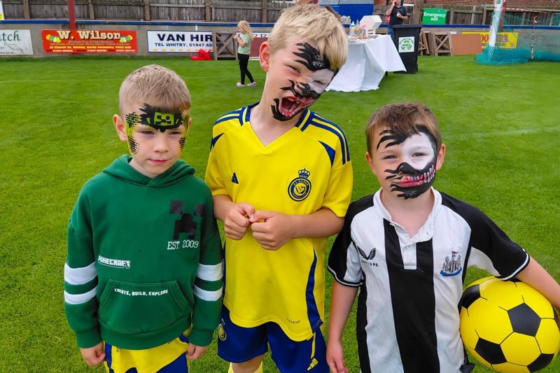 Youngsters looking forward to the football. photo: Brian Murfield