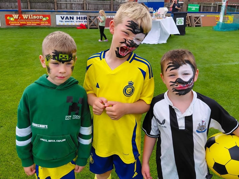 Youngsters looking forward to the football. photo: Brian Murfield