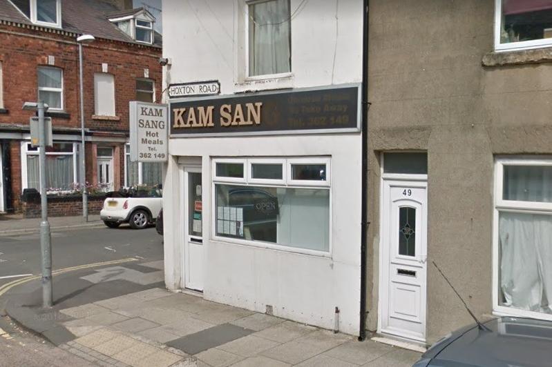 Kam Sanfg, located on Hoxton Road, was placed at number nine.