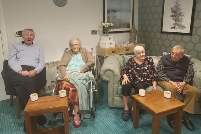 Quizzers at the ready! Barry, Doreen, Barbara and John