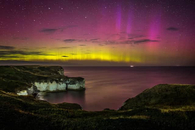 Northern Lights spotted in the sky at Flamborough between September 1 and 2. photo: Astro Dog